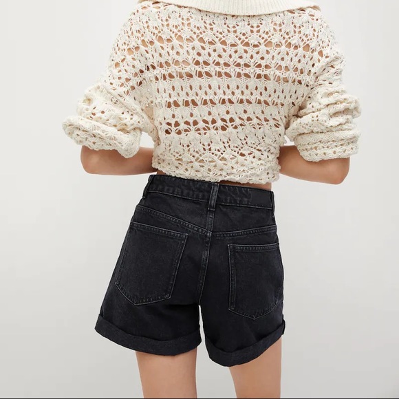 Mango Mom-fit denim Shorts - Picture 4 of 6